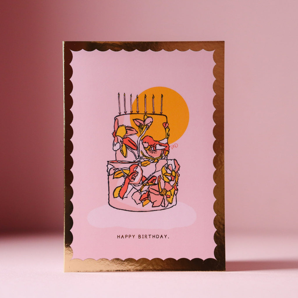 cake birthday card