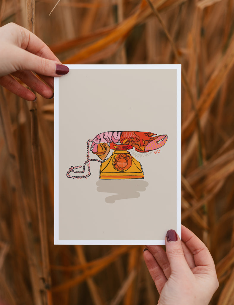 Lobster art print