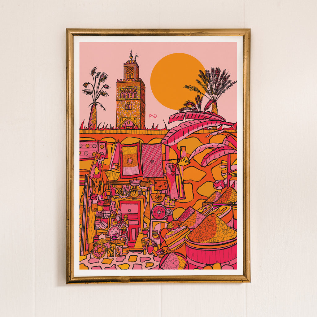 Marrakech art print