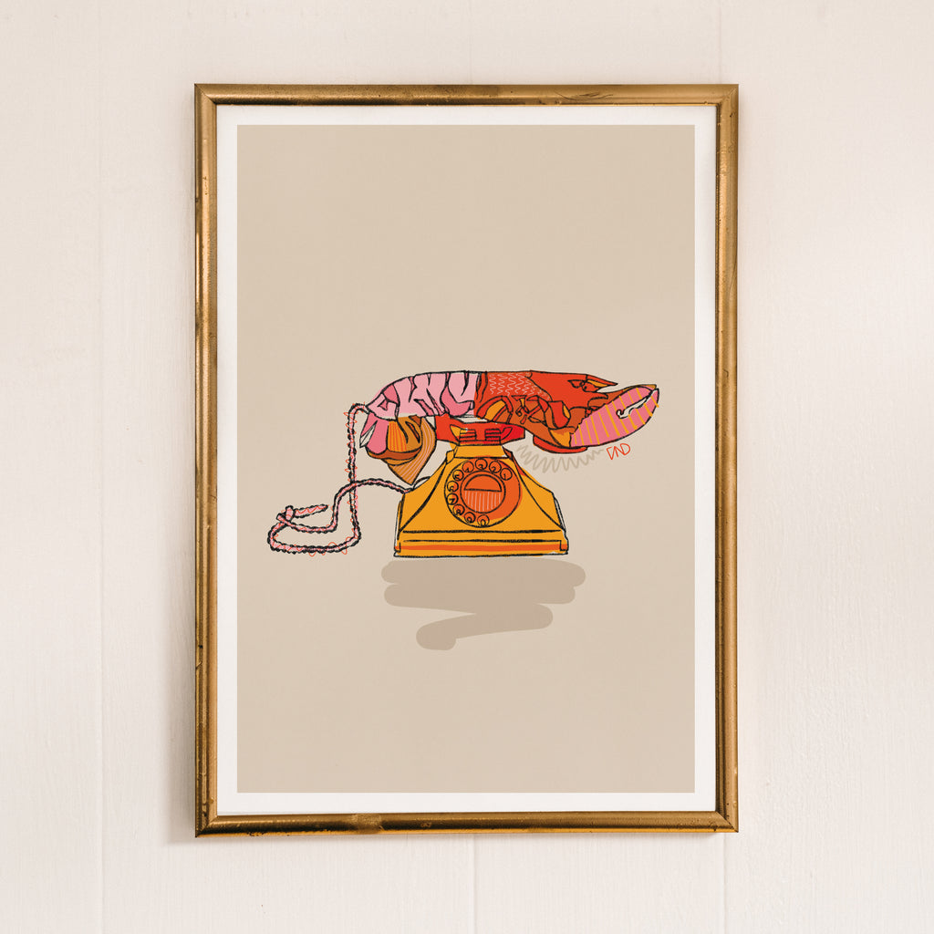 Lobster art print