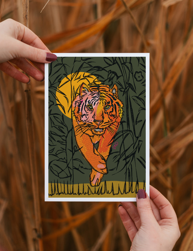 Tiger art print